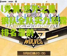 lol竞猜:意外之喜，狼队全队实力崭露头角排名靠前