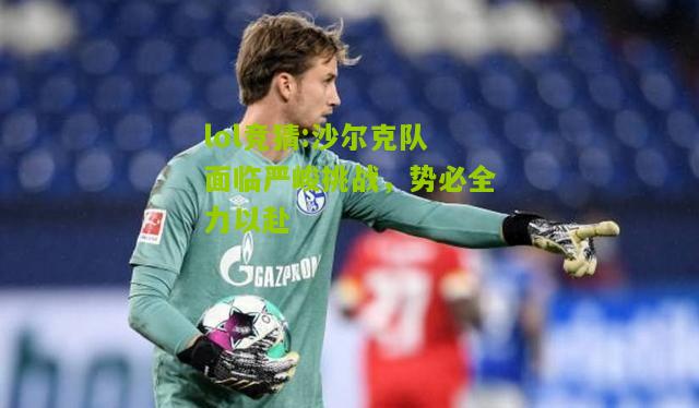lol竞猜:沙尔克队面临严峻挑战，势必全力以赴
